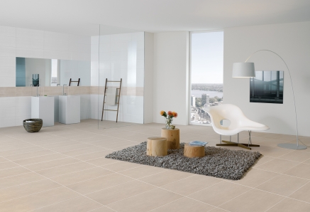 gro�formatige Platten im Holzdesign